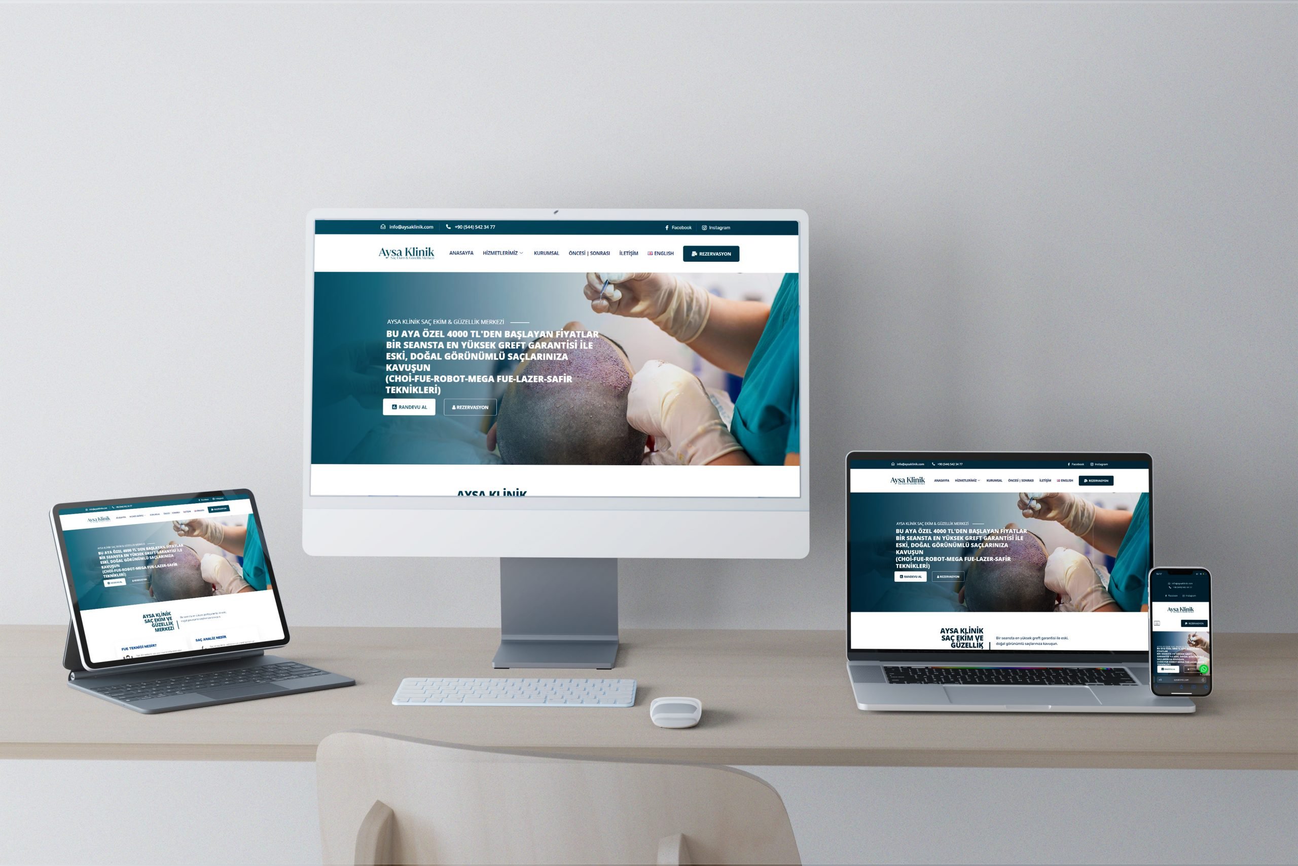 Aysa Klinik – Web Tasarım
